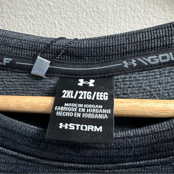 NWT Under Armour Storm Golf
SweatFleece Men's Medium Black Crew
XXL/S Shirt Top - Picture 5 of 5